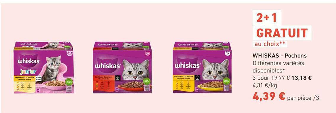WHISKAS - Pochons
