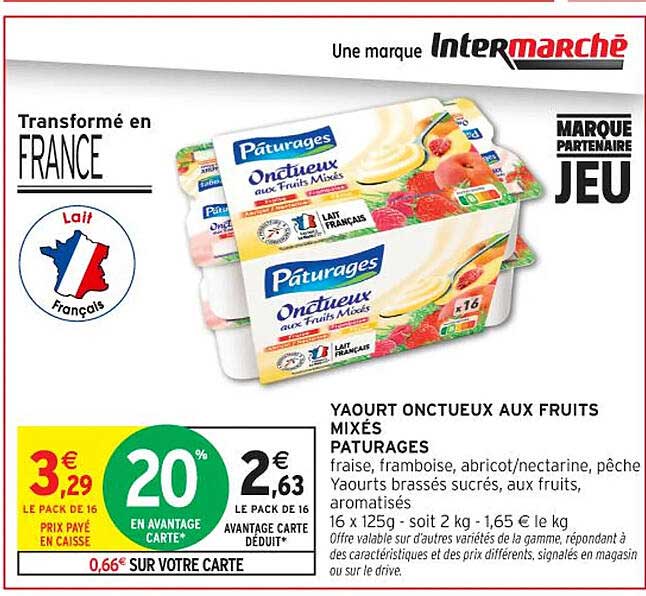 Yaourt Onctueux aux Fruits Mixés