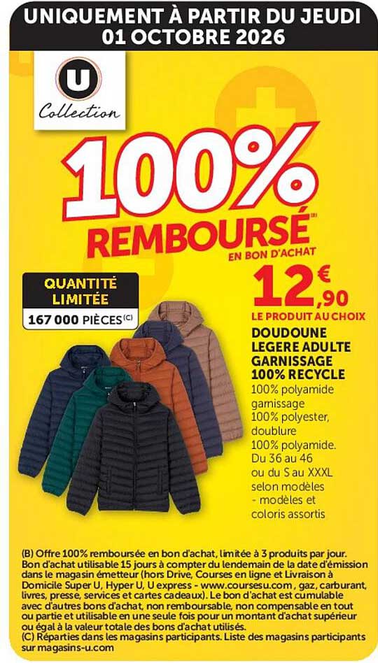 100% REMBOURSÉ EN BON D'ACHAT