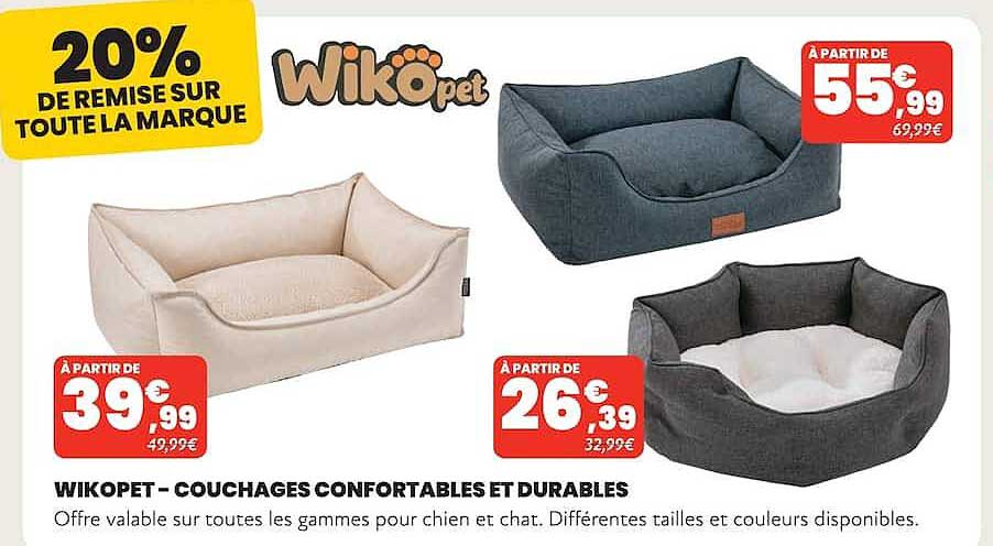 20% DE REMISE SUR TOUTE LA MARQUE WikoPet