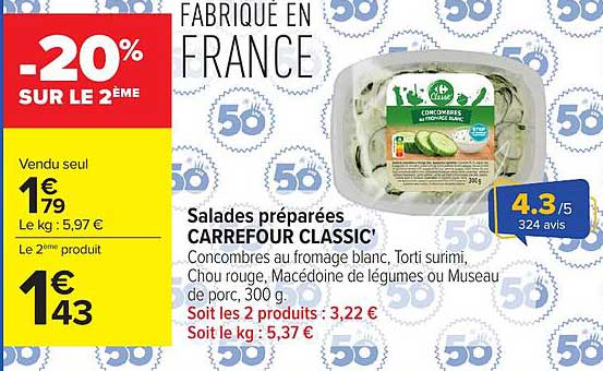 -20% SUR LE 2ÈME