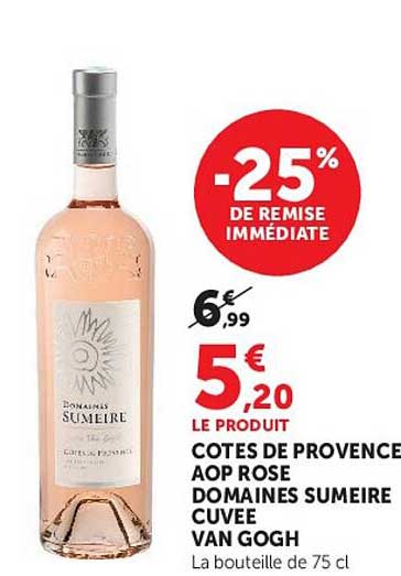 -25% DE REMISE IMMÉDIATE