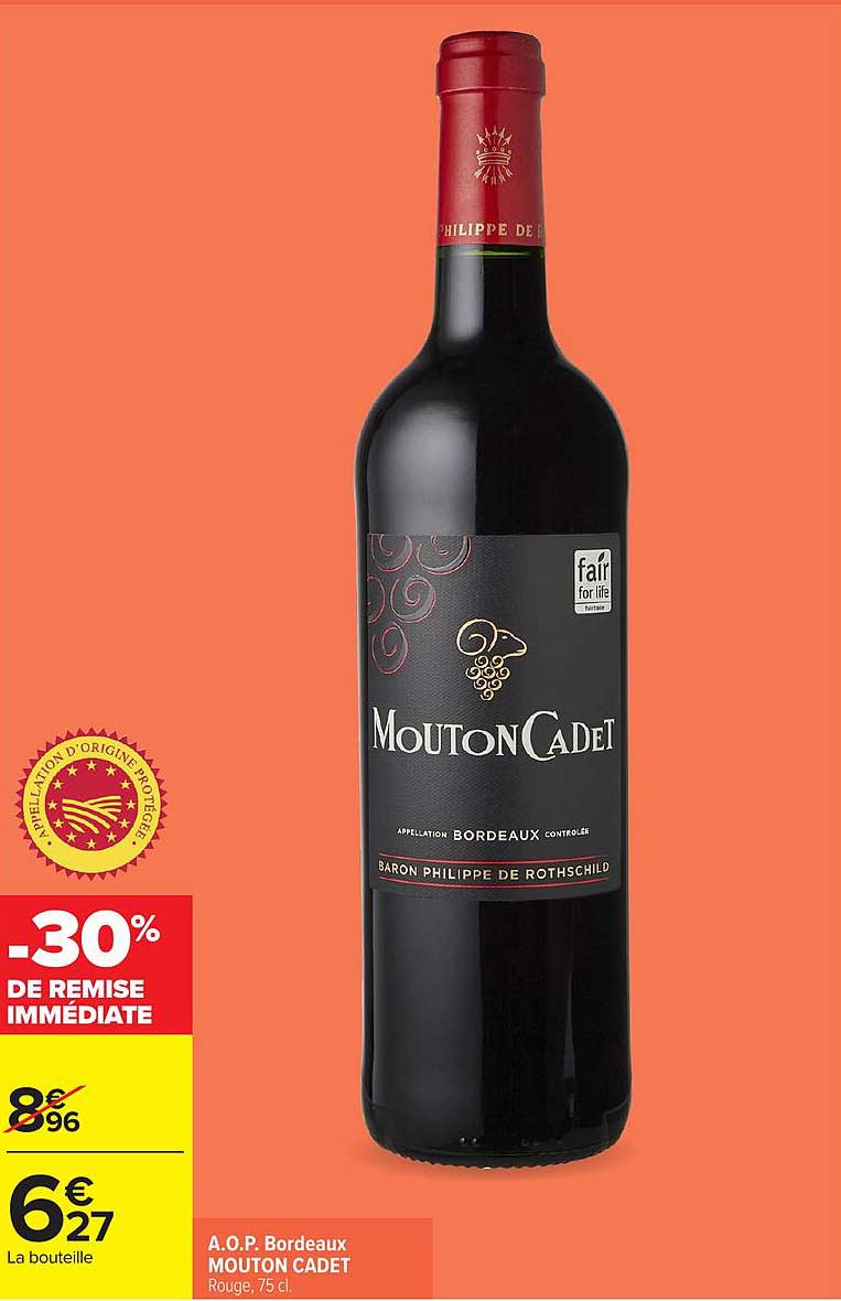 -30% DE REMISE IMMÉDIATE
