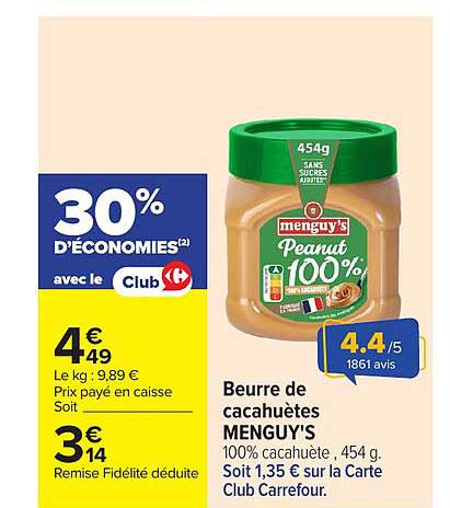 30% D'ÉCONOMIES avec le Club Carrefour