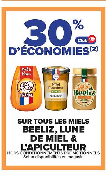 30% D'ÉCONOMIES(2) Club