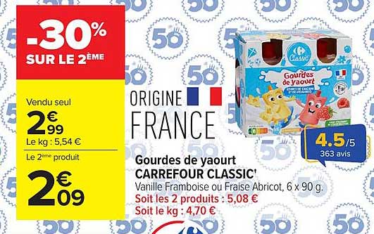 -30% SUR LE 2ÈME