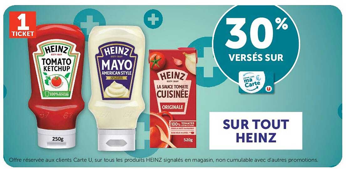 30% VERSÉS SUR
