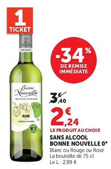 -34% DE REMISE IMMÉDIATE