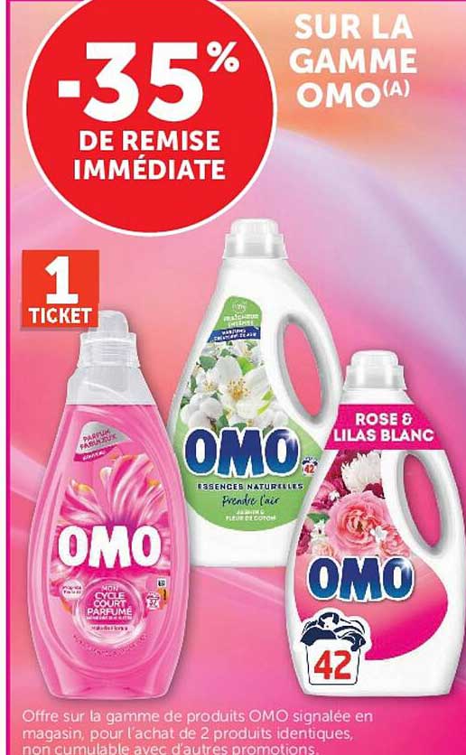-35% DE REMISE IMMÉDIATE SUR LA GAMME OMO(A)