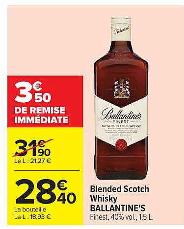3€50 DE REMISE IMMEDIATE