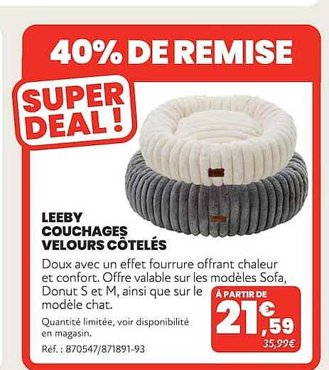 40% DE REMISE
