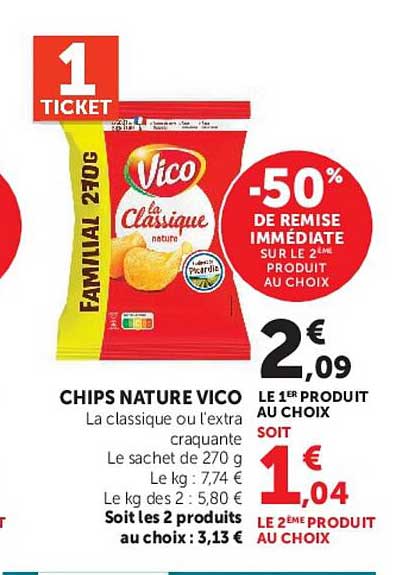 -50% DE REMISE IMMÉDIATE SUR LE 2ÈME PRODUIT AU CHOIX