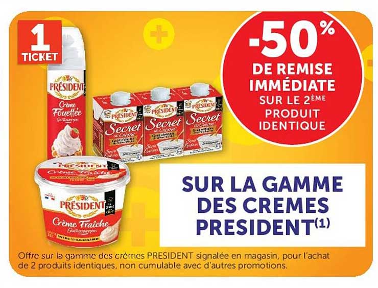 -50% DE REMISE IMMÉDIATE SUR LE 2ÈME PRODUIT IDENTIQUE