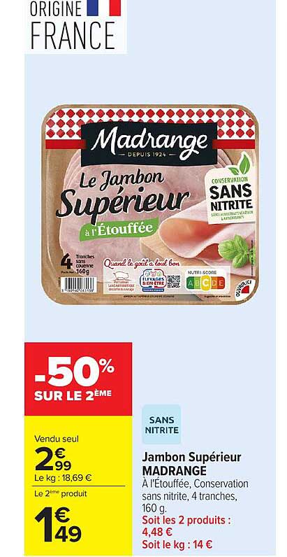 -50% SUR LE 2ÈME