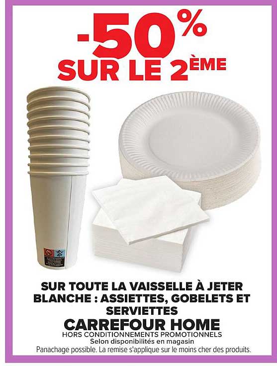 -50% SUR LE 2ÈME