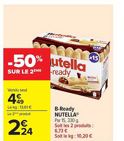 -50% SUR LE 2ÈME