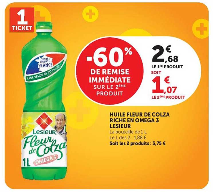 -60% DE REMISE IMMÉDIATE SUR LE 2ÈME PRODUIT