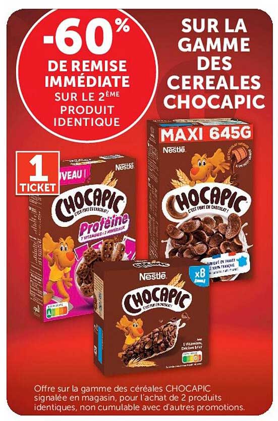 -60% DE REMISE IMMÉDIATE SUR LE 2ÈME PRODUIT IDENTIQUE