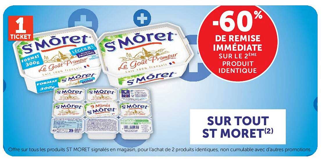 -60% DE REMISE IMMÉDIATE SUR LE 2ÈME PRODUIT IDENTIQUE