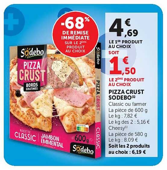 -68% DE REMISE IMMÉDIATE SUR LE 2ÈME PRODUIT AU CHOIX