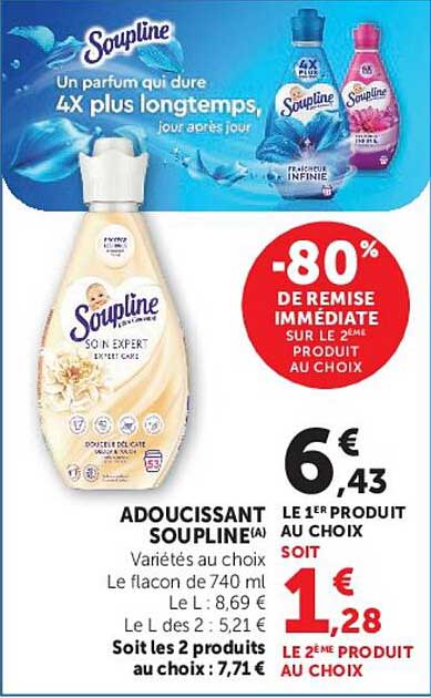 ADOUCISSANT SOUPLINE(A) Variétés au choix