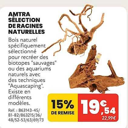 AMTRA SELECTION DE RACINES NATURELLES