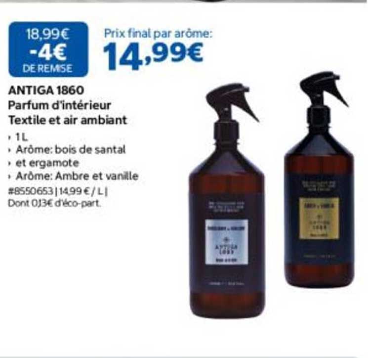 ANTIGA 1860 Parfum d'intérieur Textile et air ambiant
