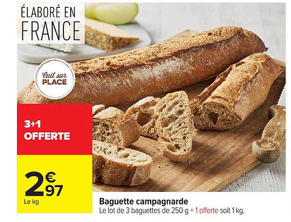 Baguette campagnarde