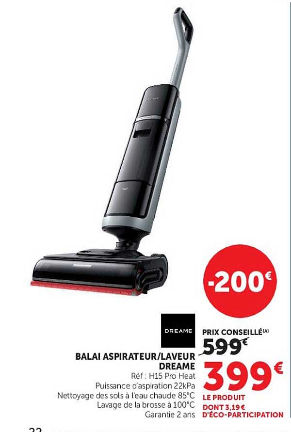 BALAI ASPIRATEUR/LAVEUR DREAME