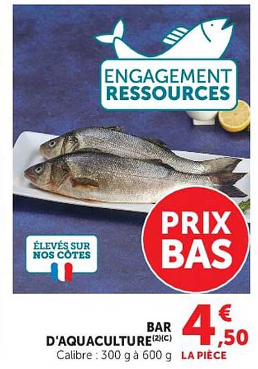 BAR D'AQUACULTURE(2)(C)
