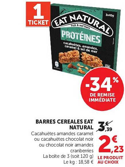 BARRES CEREALES EAT NATURAL