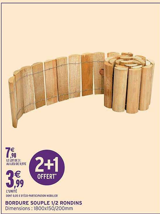 BORDURE SOUPLE 1/2 RONDINS