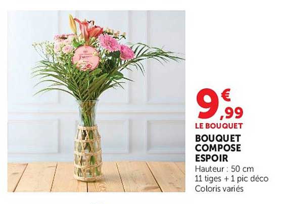BOUQUET COMPOSE ESPOIR