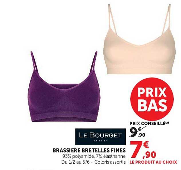 BRASSIERE BRETELLES FINES