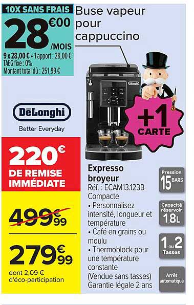 Buse vapeur pour cappuccino
