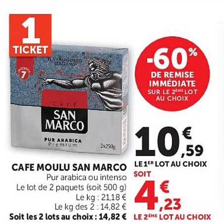 CAFE MOULU SAN MARCO