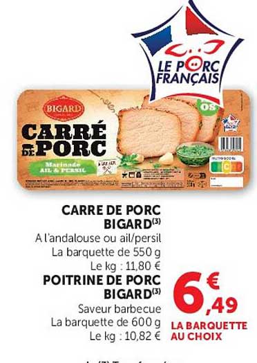 CARRE DE PORC BIGARD