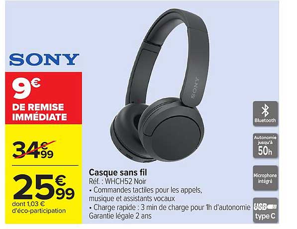 Casque sans fil