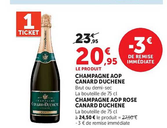 CHAMPAGNE AOP CANARD DUCHENE