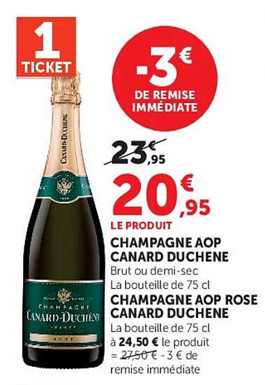 CHAMPAGNE AOP CANARD DUCHENE