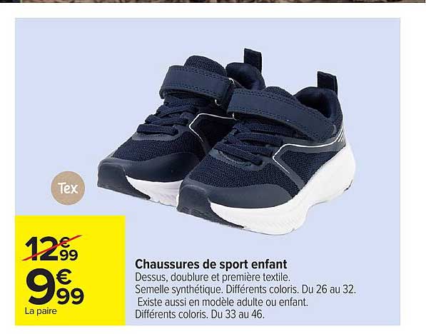 Chaussures de sport enfant