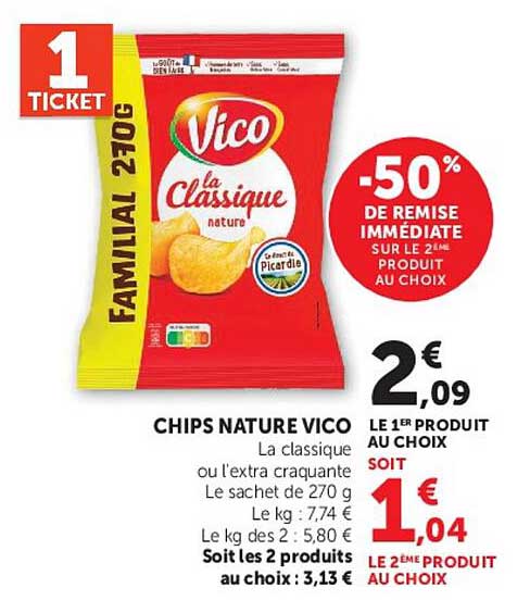 Chips nature Vico