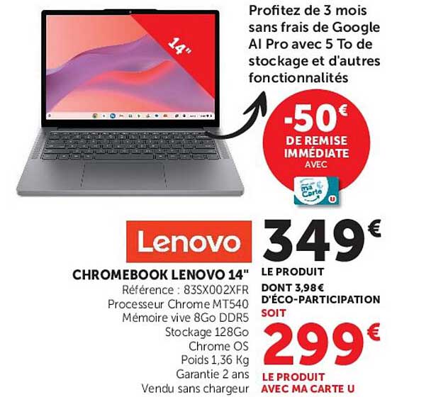 CHROMEBOOK LENOVO 14"