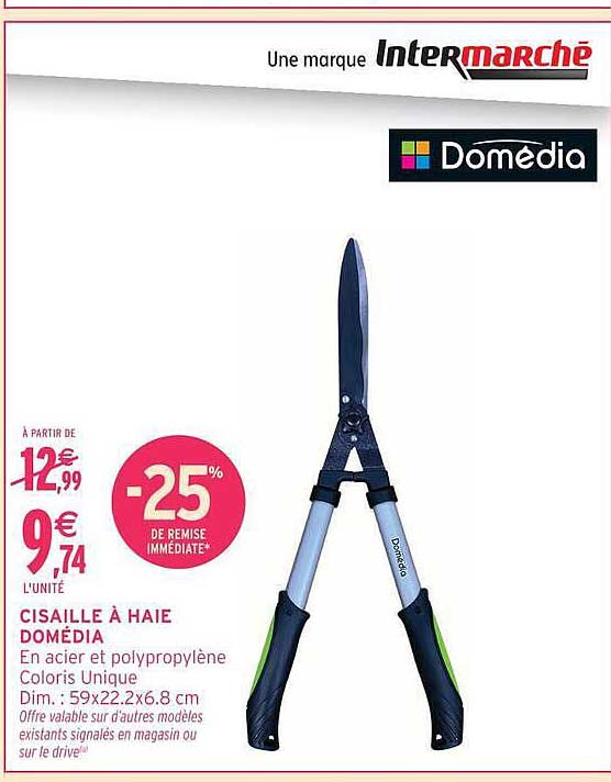 CISAILLE À HAIE DOMÉDIA