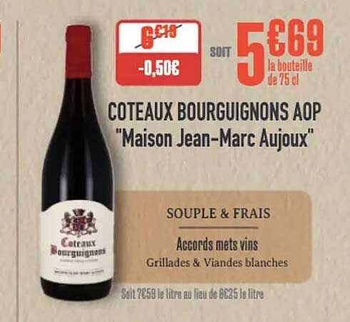 COTEAUX BOURGUIGNONS AOP "Maison Jean-Marc Aujoux"