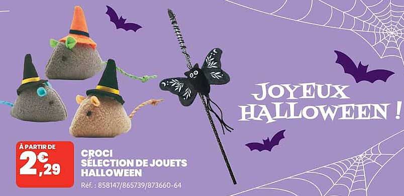 CROCI SÉLECTION DE JOUETS HALLOWEEN