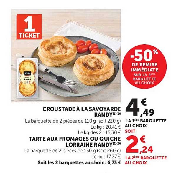 CROUSTADE À LA SAVOYARDE RANDY