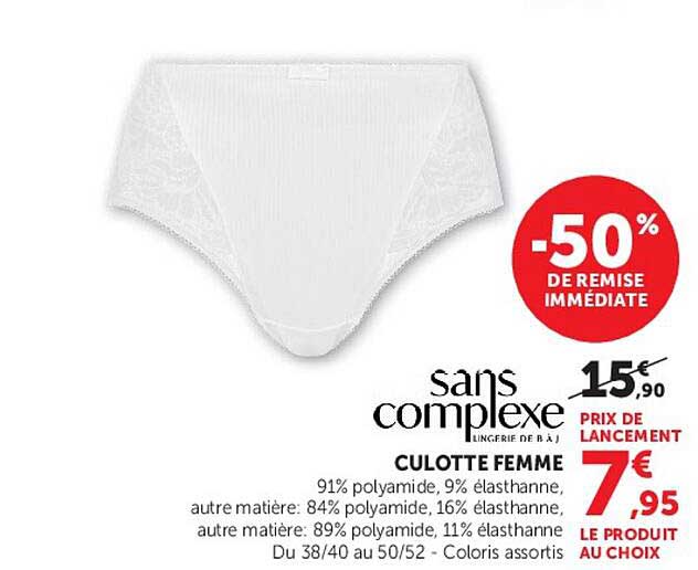 CULOTTE FEMME