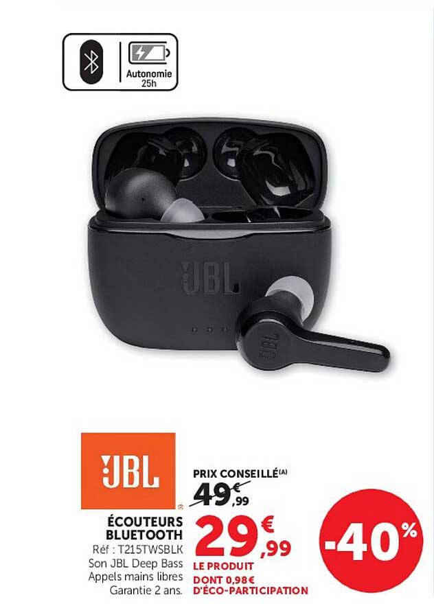 ÉCOUTEURS BLUETOOTH