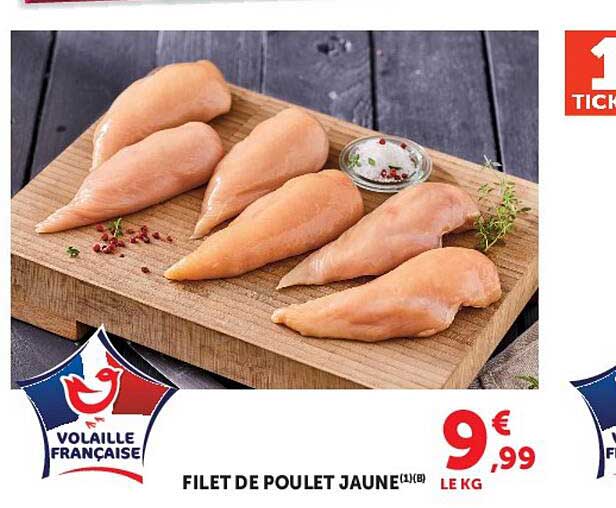 FILET DE POULET JAUNE
